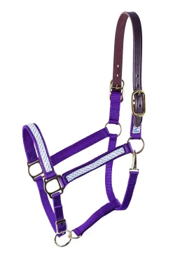 PERRIS LEATHER Perri’s® Ribbon Trim Breakaway Halter Hot