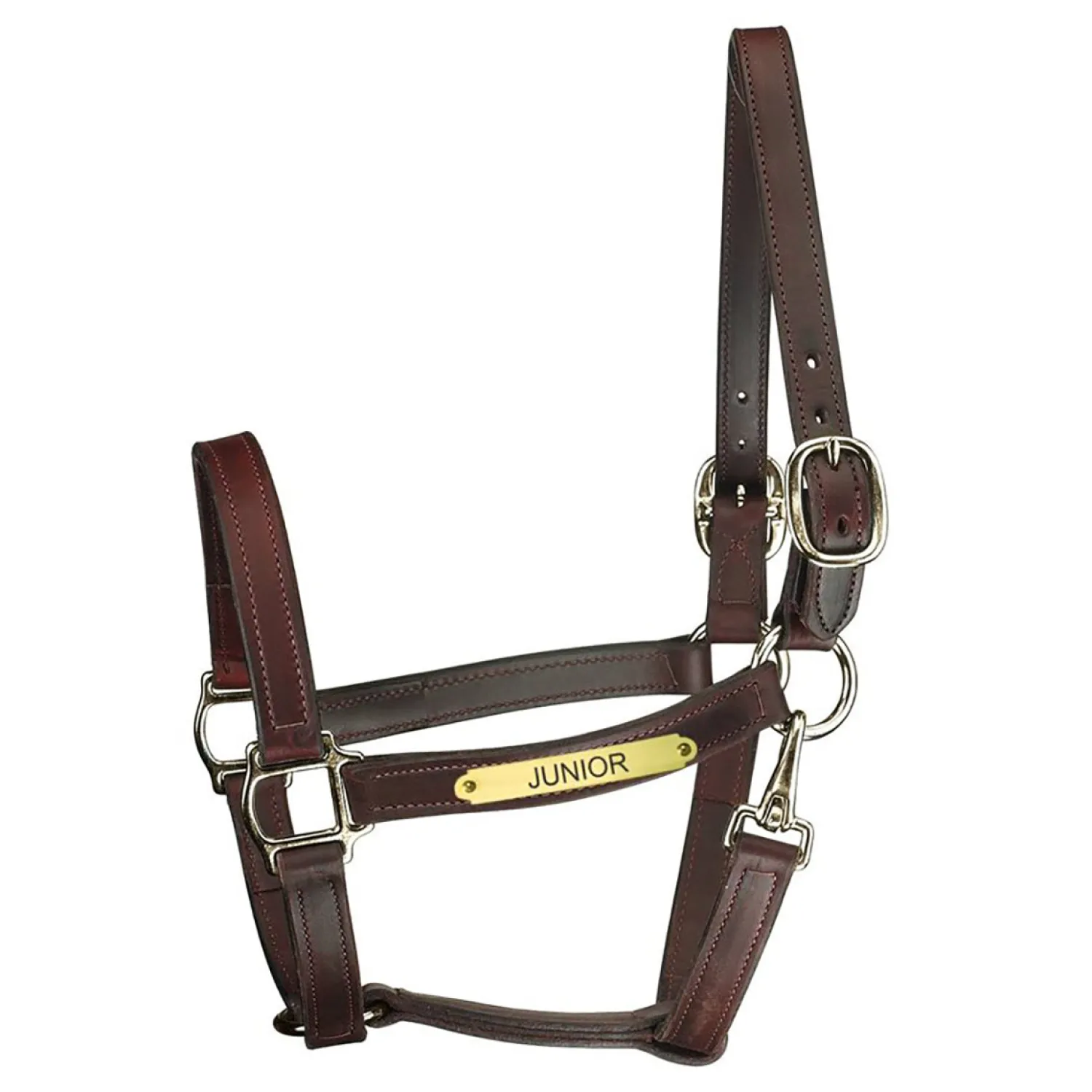 PERRIS LEATHER Perri’s® Track Style Leather Turnout Halter with Snap Throat and Nameplate Outlet