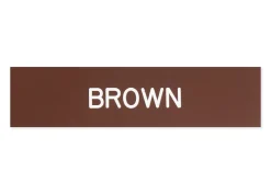 DOVER DROPSHIP Plastic Stall Plate - 1 or 2 lines New