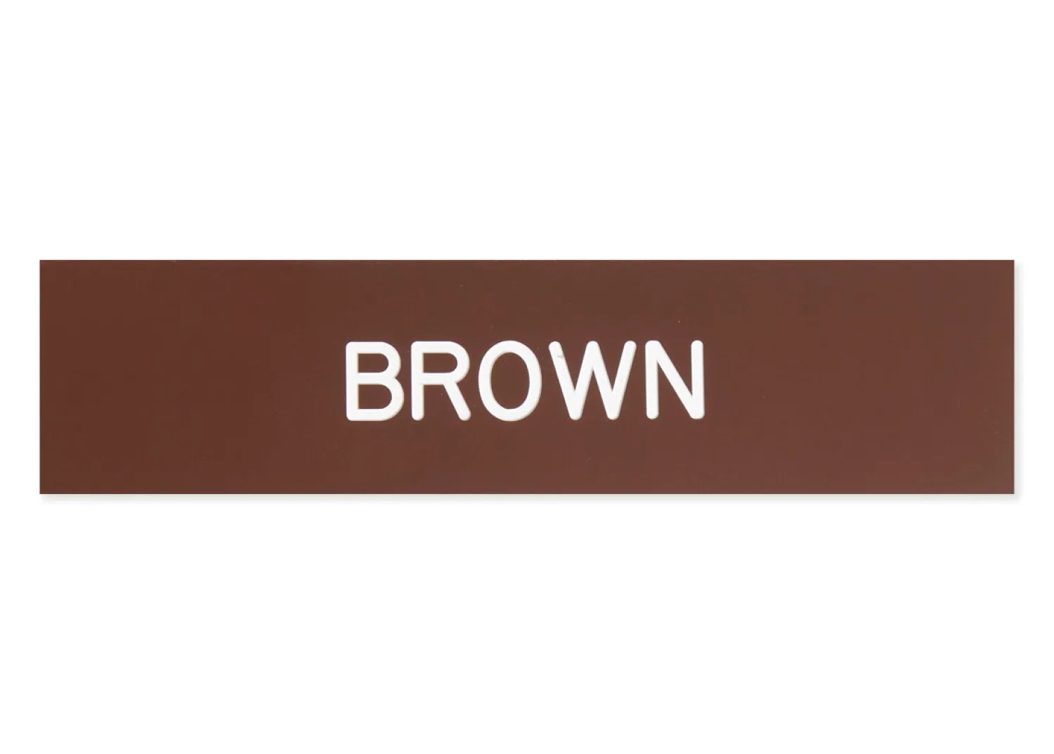 DOVER DROPSHIP Plastic Stall Plate - 1 or 2 lines New