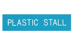 DOVER DROPSHIP Plastic Stall Plate - 1 or 2 lines New