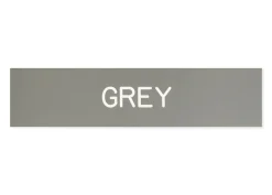 DOVER DROPSHIP Plastic Stall Plate - 1 or 2 lines New