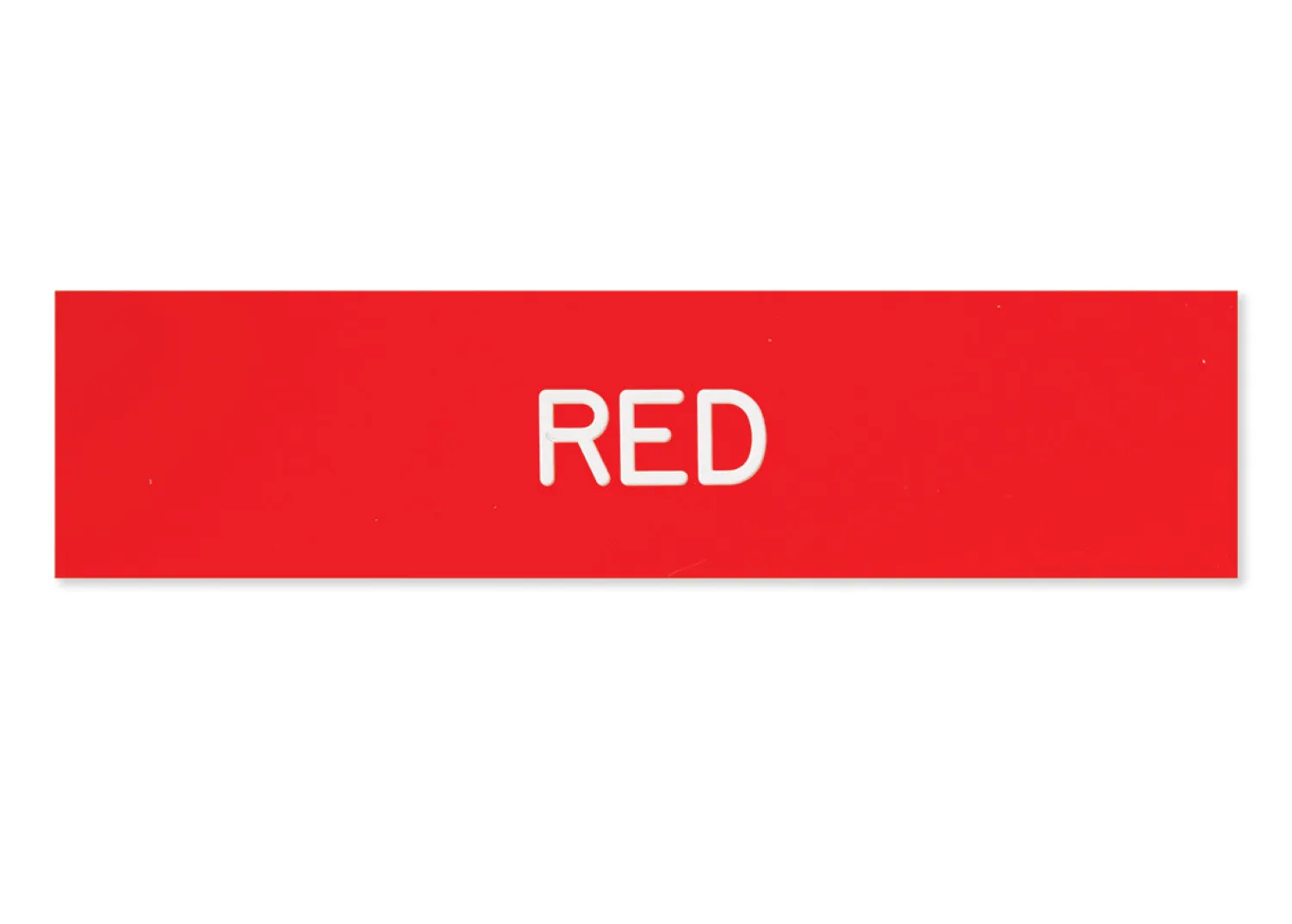 DOVER DROPSHIP Plastic Stall Plate - 1 or 2 lines New