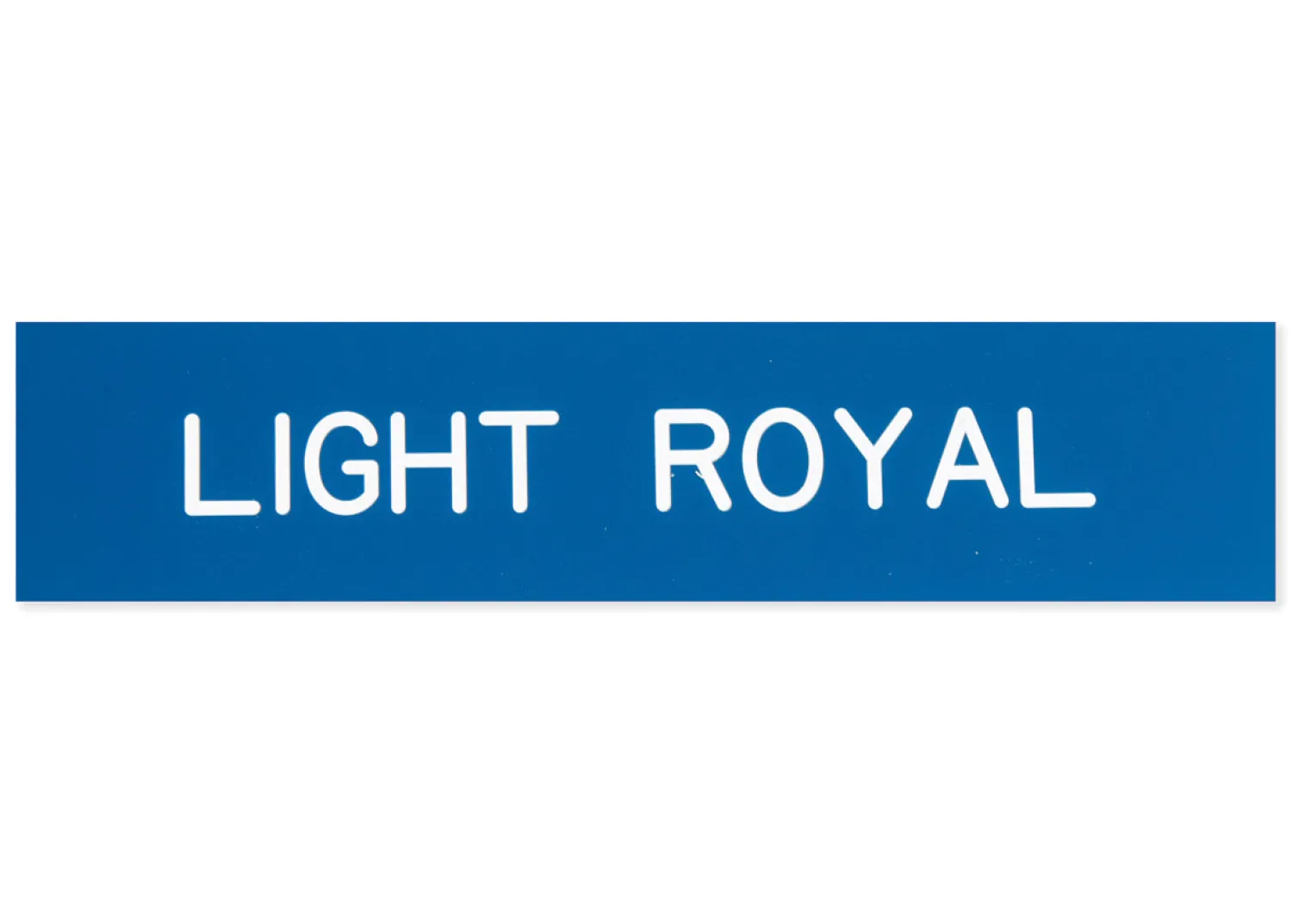 DOVER DROPSHIP Plastic Stall Plate - 1 or 2 lines New