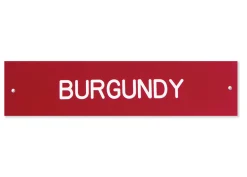 DOVER DROPSHIP Plastic Stall Plate with Holder - 3 lines New