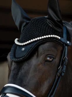 PS OF SWEDEN Ruffle Ear Bonnet Black Outlet