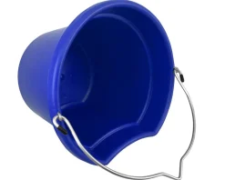 SHILOH STABLES TACK 8-Quart Flatback Bucket 8.5" Tall