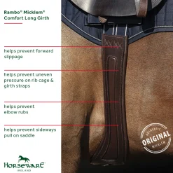 HORSEWARE Rambo® Micklem® Long Comfort Girth New