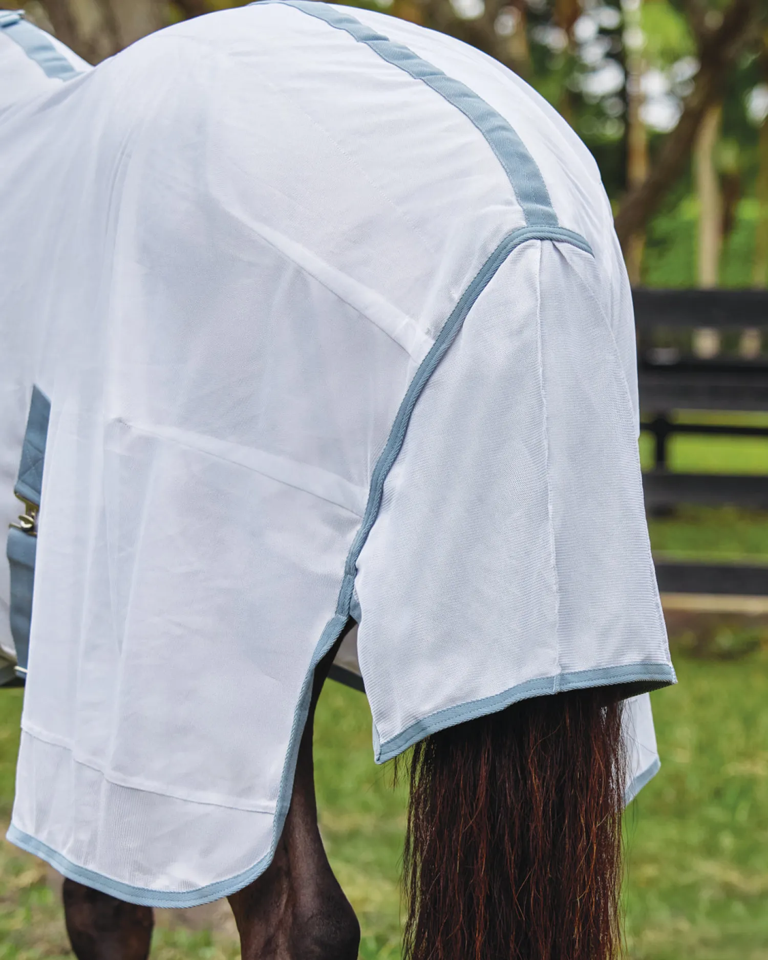 KARTIKEYA INTL Rider’s International™ Light Mesh Fly Sheet White/Grey Discount