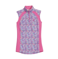 KIRSCH Riding Sport™ Ladies’ Airflow Quarter-Zip Print Sleeveless Shirt Hot