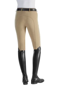 SUPERHOUSE Riding Sport™ Ladies’ Synchrony Knee-Patch Breech Tan/Navy Outlet