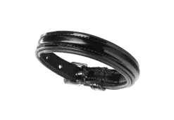 HGE INT PVT LTD Riding Sport™ Patent Leather Browband Bracelet Black Patent/Black Best