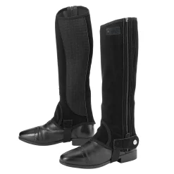 S.K. SHOES AND BOOTS Riding Sport™ Adults’ Synthetic Suede Half Chaps with Silicone Grip Patches Best
