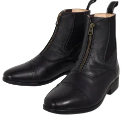 S.K. SHOES AND BOOTS Riding Sport™ Ladies' Essential Leather Zip Paddock Boots Clearance