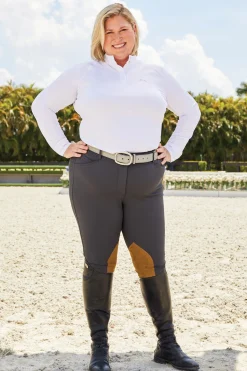 RJ CLASSICS R.J. Classics Gracie Plus-Size Knee-Patch Breech Sale