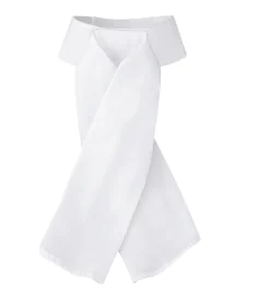 RJ CLASSICS R.J. Classics Pre-Tied Stock Tie White Clearance
