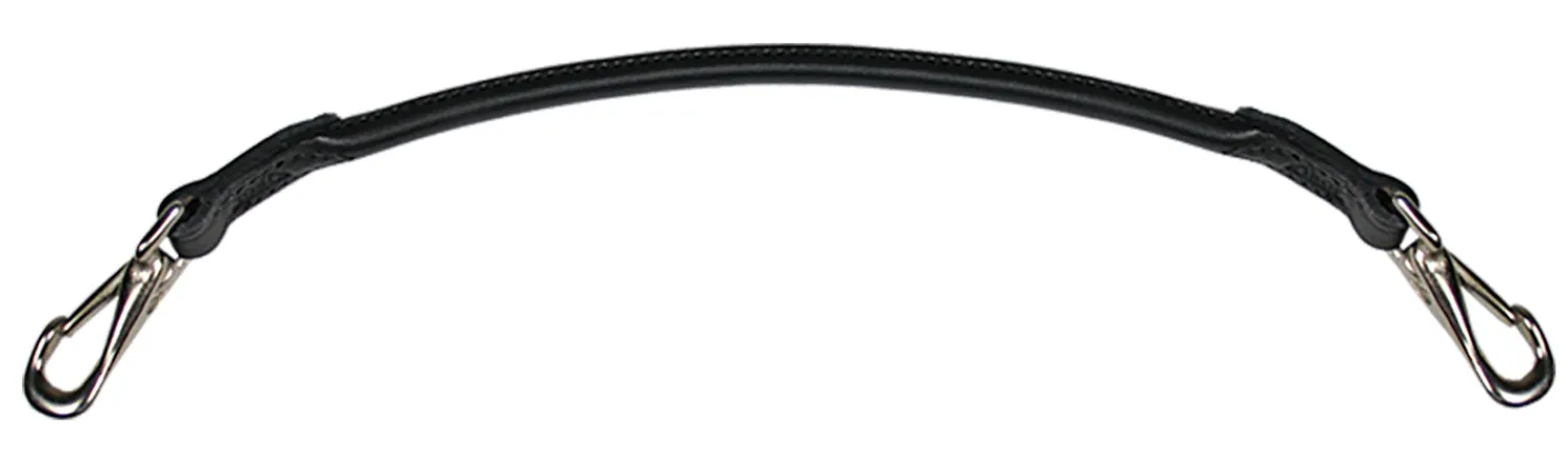 TORY LEATHER Rolled Leather Grab Strap Best