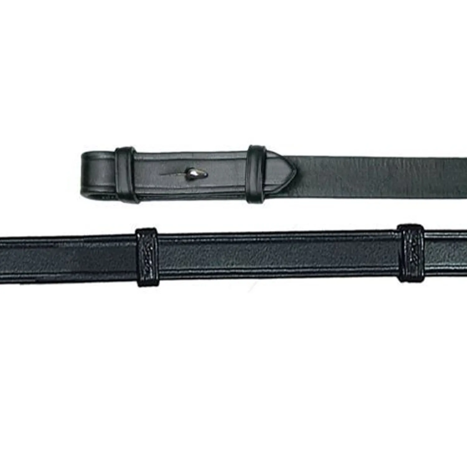 HARMOHN KRAFT Royal Oak Leather Hand Stop Reins Black Outlet