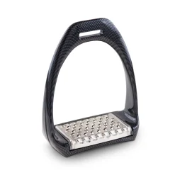 TOKLAT ORIGINALS Royal Rider Carbon Stirrups with Stainless Steel Pads Black