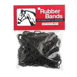 WEAVER LEATHER Rubber Bands Black New