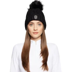 SAMSHIELD ® Nora Crystal Intarsia Beanie Hot
