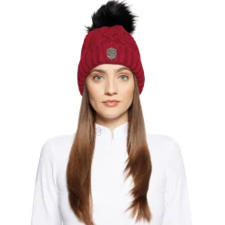 SAMSHIELD ® Nora Crystal Intarsia Beanie Hot