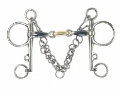 SHIRES EQUESTRIAN Shires Blue Sweet Iron Pelham Bit with Brass Lozenge Stainless Steel Online