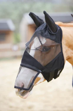 SHIRES EQUESTRIAN Shires Fly Mask with Ears & Nose Best