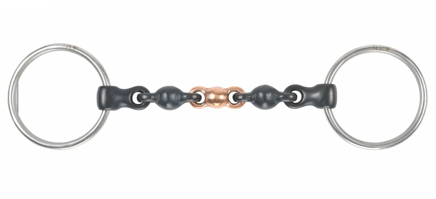 SHIRES EQUESTRIAN Shires Sweet Iron Loose Ring Waterford Bit Stainless Steel