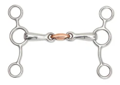 SHIRES EQUESTRIAN Shires Tom Thumb with Copper Lozenge Stainless Steel Clearance