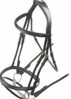 SHIRES EQUESTRIAN Shires Velociti Rapida Padded Raised Flash Bridle Discount