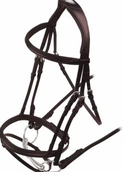 SHIRES EQUESTRIAN Shires Velociti Rapida Padded Raised Flash Bridle Discount