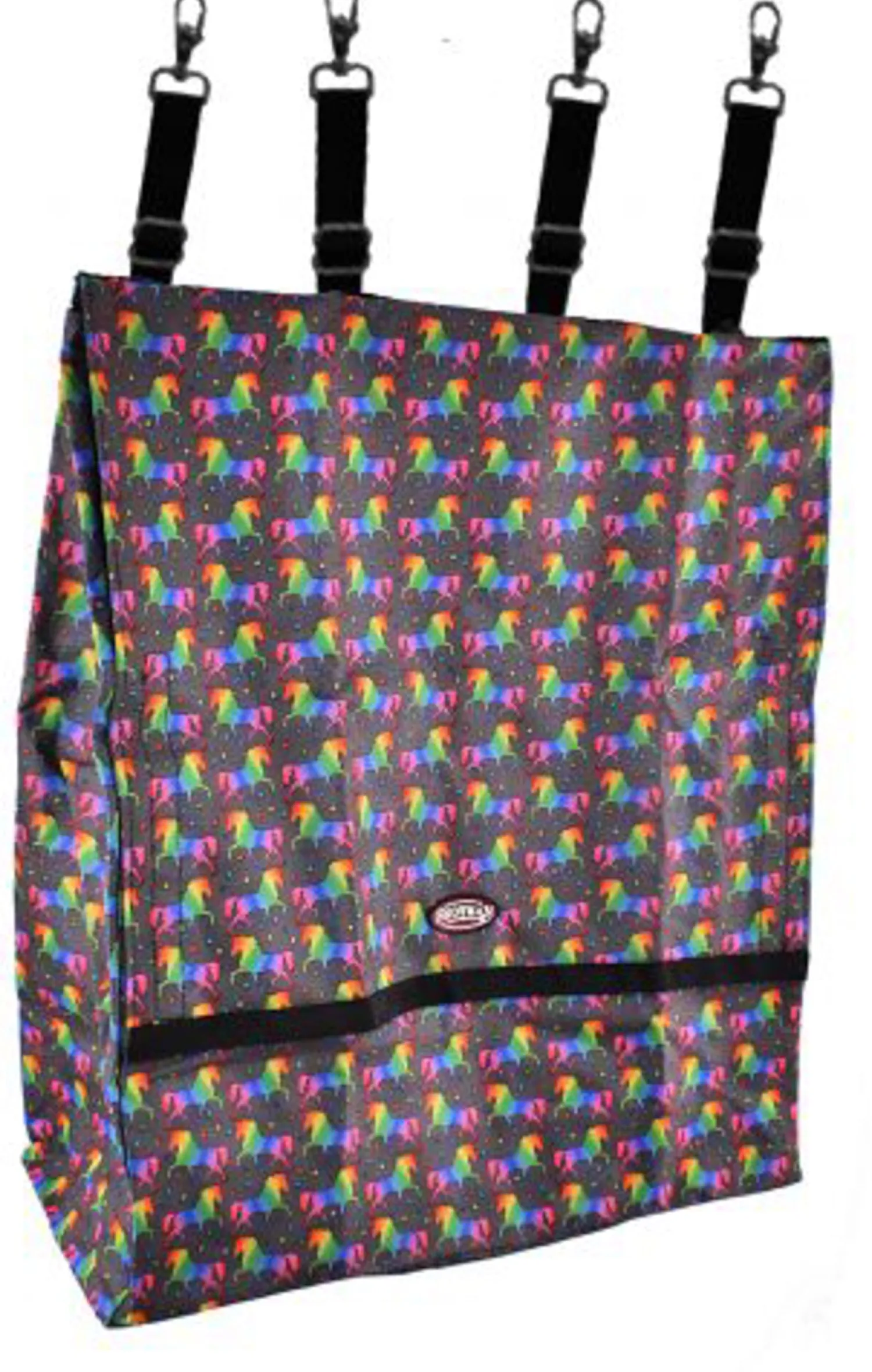 SHILOH STABLES TACK Showman® Print Deluxe Nylon Stall Bag Unicorn Best