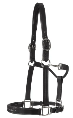 HARMOHN KRAFT Showmark™ Classic Fancy-Stitched Leather Halter Clearance