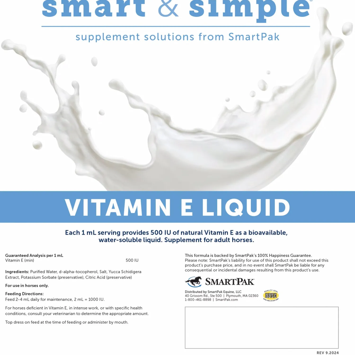 SMARTEQUINE ™ Smart & Simple Vitamin E Liquid NA Best