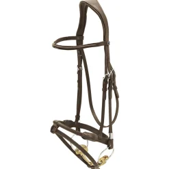 STUBBEN N.A. Stübben Pro Jump Bridle with Rope Noseband & Removable Flash Hot