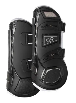 JONE SHOU INDUSTRIAL Stride™ Open-Front Tendon Boots Black Discount