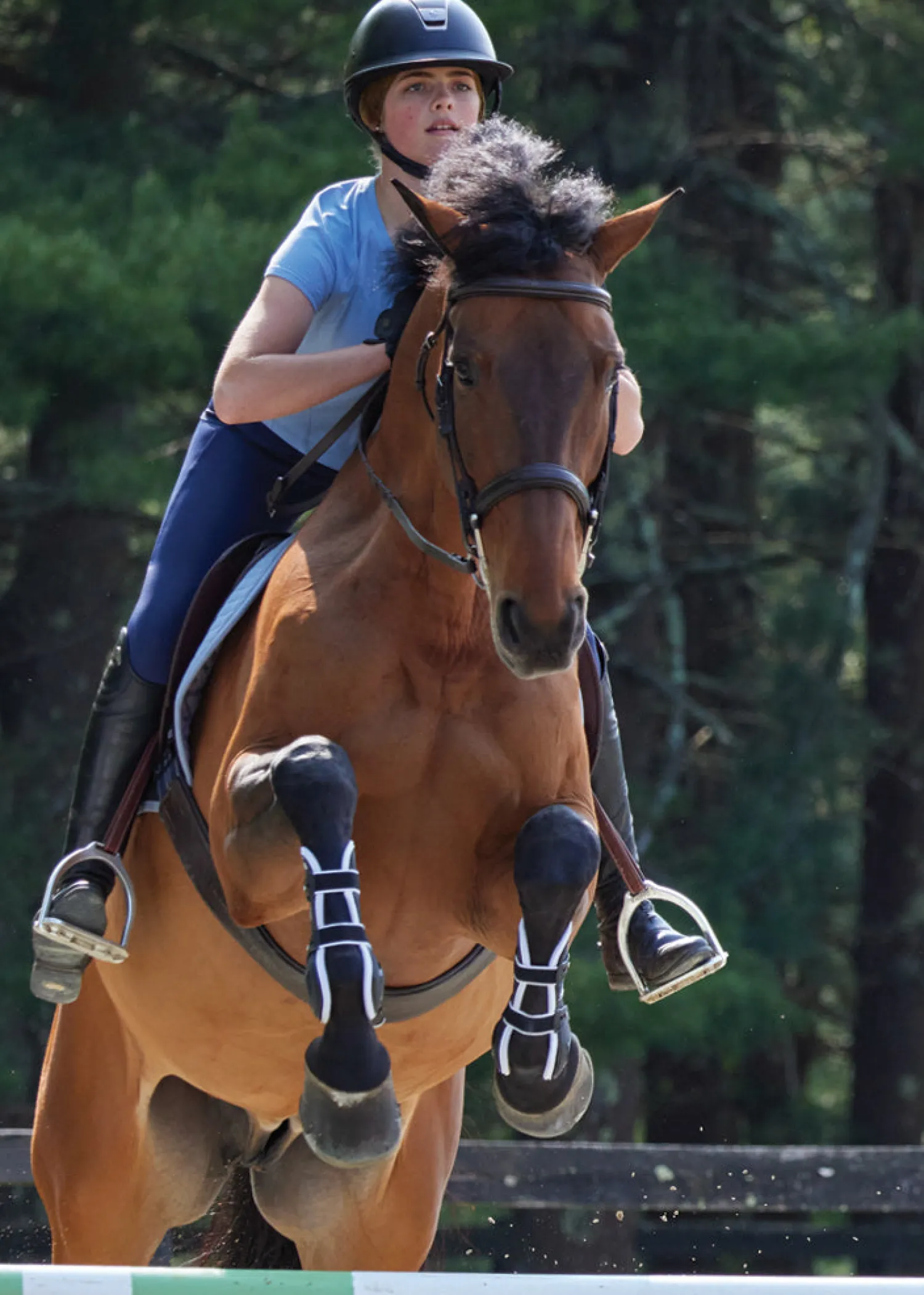 JONE SHOU INDUSTRIAL Stride™ Open-Front Tendon Boots Black Discount