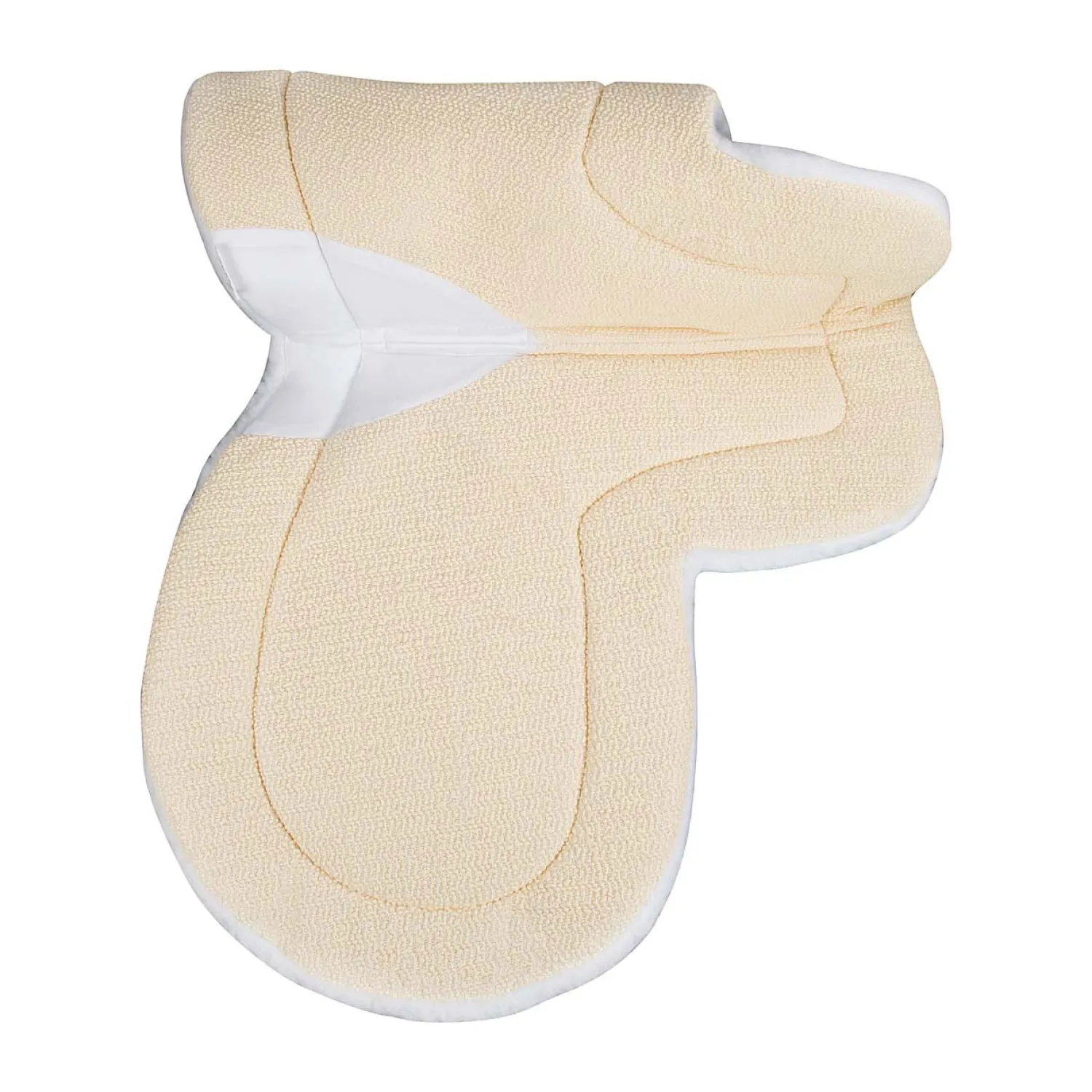 SUCCESS EQUESTRIAN No-Slip Deluxe Hunter Pro Pad White