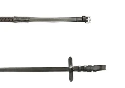 KINGS INTERNATIONAL Suffolk™ Flex Grip Rubber Reins with Buckles Brown/Brown Buckle Ends Best