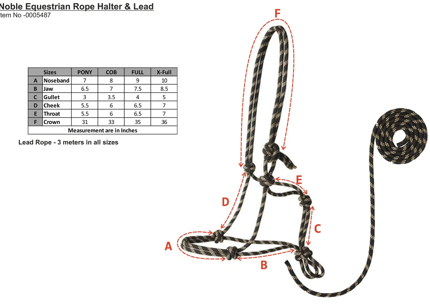 TEXT HORSE Suffolk™ Rope Halter with Lead Sale