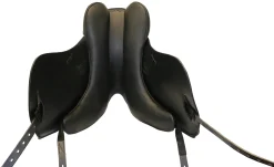 CUEROS SANTA CRUZ Tempi H Monoflap Dressage Saddle Black