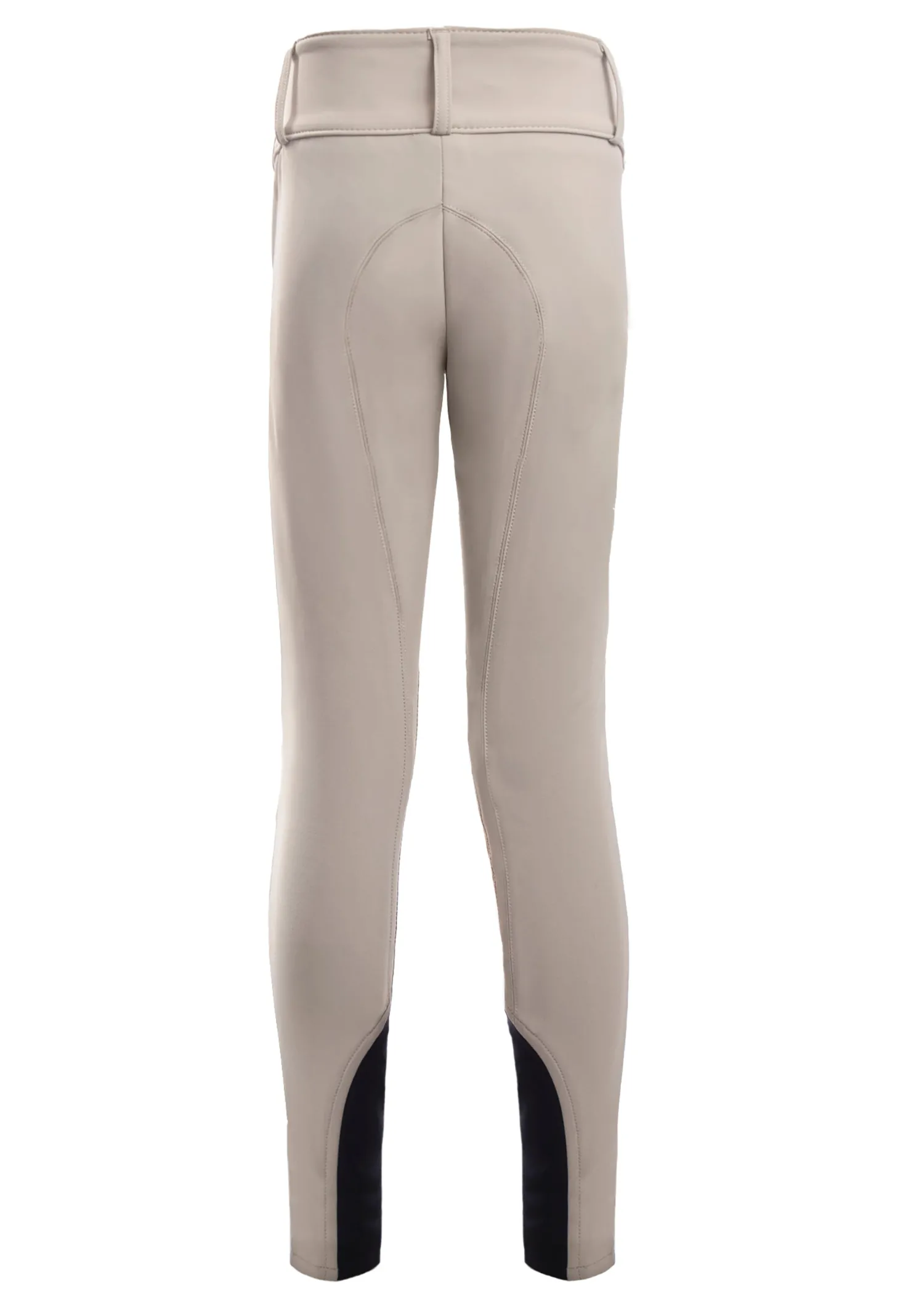 TAILORED SPORTSMAN THE ™ Girls' Techno Front-Zip Knee-Patch Breech Tan Clearance