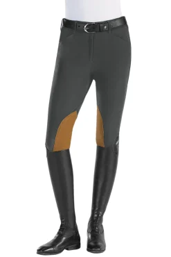 TAILORED SPORTSMAN The ™ Techno Front-Zip Mid-Rise Clarino™ Knee Patch Graphite Online