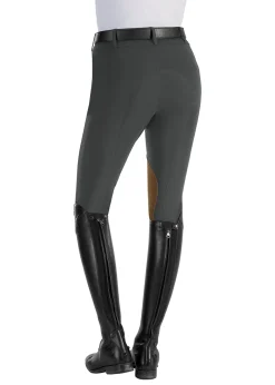 TAILORED SPORTSMAN The ™ Techno Front-Zip Mid-Rise Clarino™ Knee Patch Graphite Online