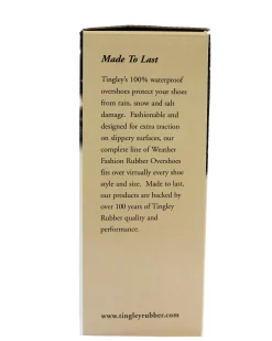 BRADLEY CALDWELL Tingley Dress Rubber Overshoes Black