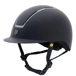 PHOENIX PERFORMANCE Tipperary™ Windsor Traditional Brim Helmet with MIPS® Black Matte/Chrome/Black New