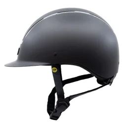 PHOENIX PERFORMANCE Tipperary™ Windsor Traditional Brim Helmet with MIPS® Black Matte/Chrome/Black New