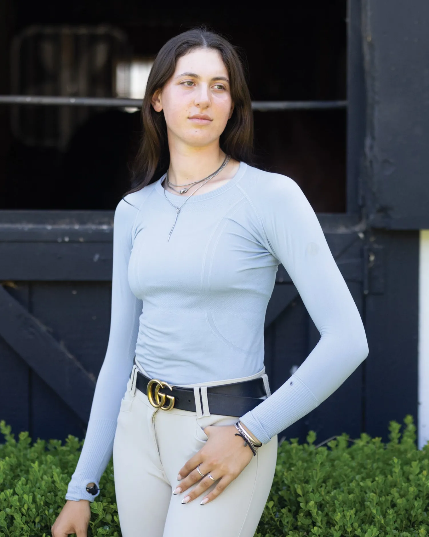 TKEQ THE SHOP TKEQ Ladies’ Kennedy Seamless Long Sleeve Top Discount