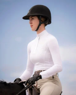 TKEQ THE SHOP TKEQ Ladies’ Sloan Long Sleeve Competition Shirt White Best